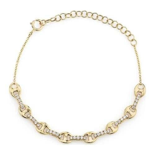 Aide Silver 925 Sterling Bracelets on Hand For Women 2021 Trend Original Costume Jewelry Charm Chain Bangles Girls Fashion Gifts