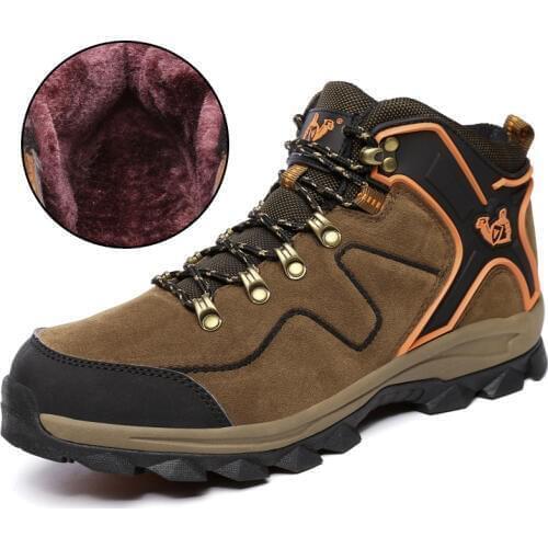 Winter Men Women Hiking Shoes Outdoor Walking Jogging Trekking Warm Boots Mountain Climbing Sport Sneakers Athletic Waterproof