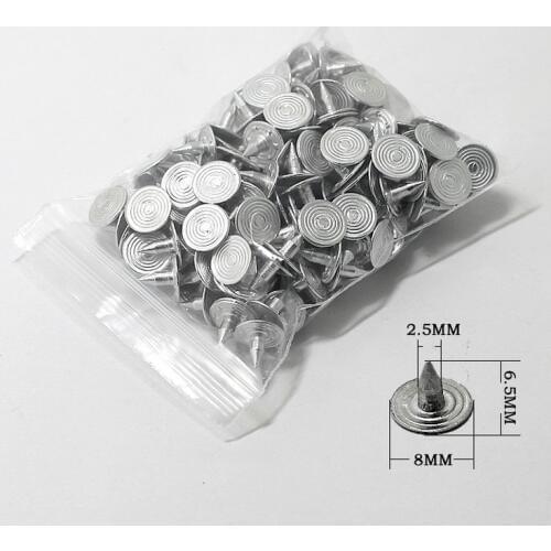 200pcs! Threaded Metal Fixing Studs Button Straight nail for Denim Clothes DIY Jacket Leather Belt Craft Sewing Repair Tools