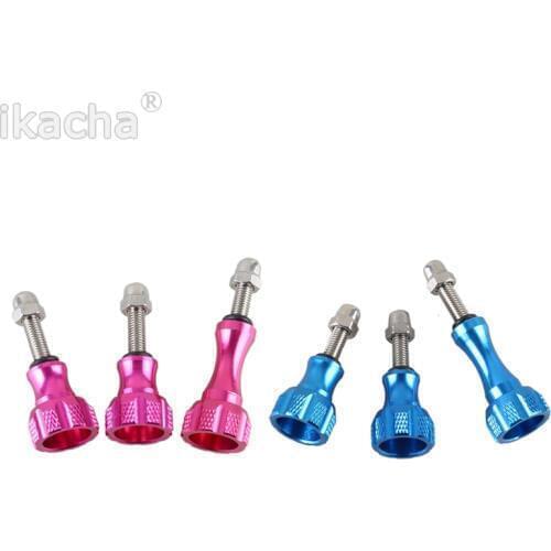 3pcs Aluminum Thumb Knob Bolt Screw for GoPro Hero 8 7 for Xiaomi Yi 4K for Sjcam M10 H9 Tripod Mount Accessory