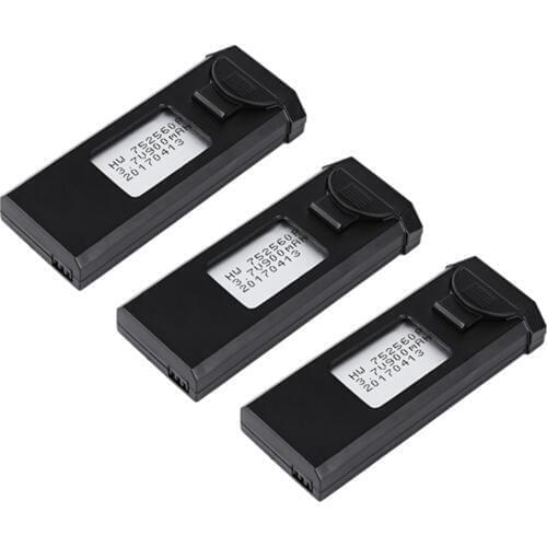 3PCS/lot 3.7V 900mAh LiPo Battery For TIANQU VISUO XS809W XS809HW Quodcopter 3.7 v battery
