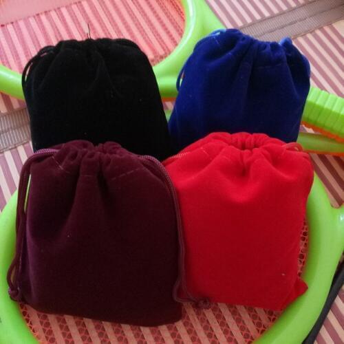 Hot High Quality 5Pcs Velvet bags Drawstring Pouch Jewelry gift Bag 5x7cm 7x9cm 9x12cm Jewelry Display Wedding Packing Gift Bags