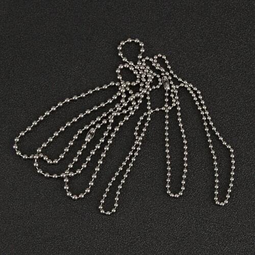 DIY Titanium Alloy Bead Chain Titanium Bead Chain Outdoor EDC Accessories