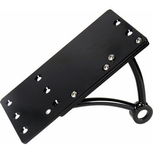 Black Steel Side Mount License Plate Bracket For Harley Monkey CB400SS W400/650 ST250 APE Sporster 883&Chopper