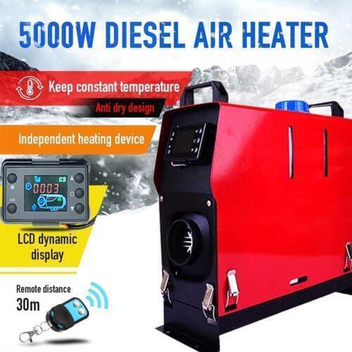 12V 5KW 8KW Air Diesel Heater 1Hole 4Hole LCD Monitor Heater Diesel Parking Warmer For Car Truck Bus Boats Hot