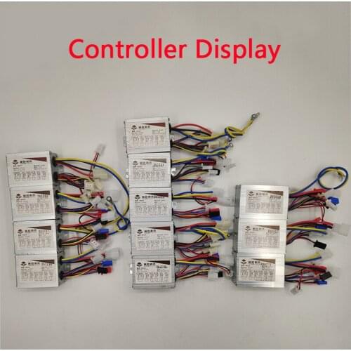 Electric Scooter Brush Controller 24/36/48V 250/350/500/800W High Power, Suitable for Electric Bicycle, Beach Bike and Tricycle