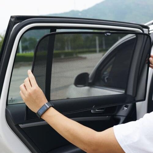 For Toyota Sienna Limited 2011 Magnetic Window Sunshield Cover Accessories Sunshade Guaze Mesh Sun Visors Trim