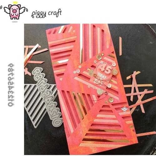 Piggy Craft metal cutting dies cut die mold Chain number decoration Scrapbook paper craft knife mould blade punch stencils dies