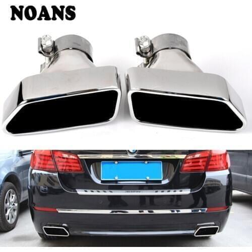 Chrome 304 Stainless Steel Car Exhaust Tip Muffler Pipe Cover For BMW F10 5-Series 2013 2014 F18 M Power Performance Accessories