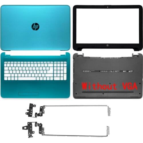 NEW For HP 250 255 256 G4 15-AC 15-AF Laptop LCD Back Cover/Front Bezel/ Hinges/Palmrest/Bottom Case Top Cover 854990-001 Green