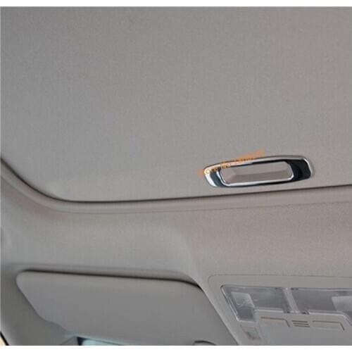 Car body door detector inner trims ABS chrome Sunroof skylight Roof frame lamp 1pcs For Toyota Corolla Altis 2017 2018 2019
