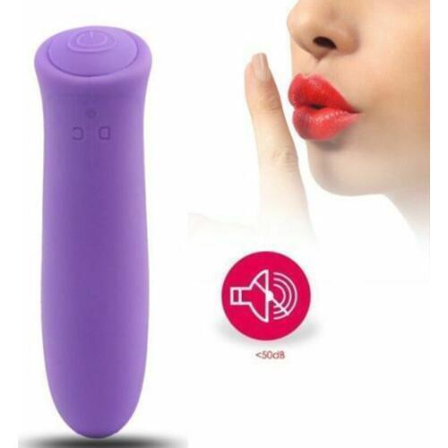 Rechargeable Mini Silicone Bullet Clit Vibrator Sex-toys G Point Stimulation For Women Pulsation Escalation 7 Functions