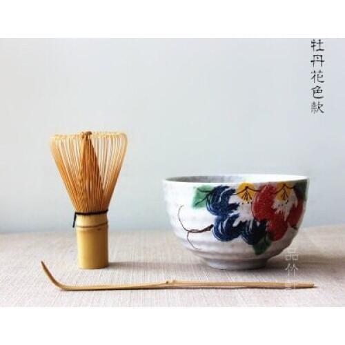 Matcha Tea Gift Set Matcha Bowl, Chasen and Chashaku Japan set to Tea Ceremony Teawares Japanese