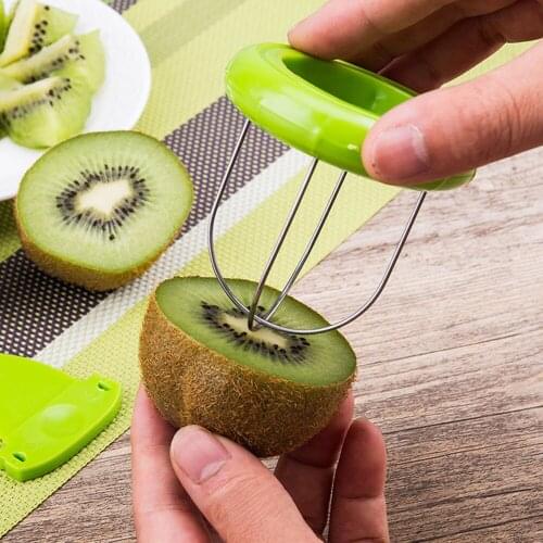Durable Mini Fruit Kiwi Cutter Peeler Slicer Kitchen Gadgets Tools Kiwi Peeling Tools For Pitaya Kitchen Supplies