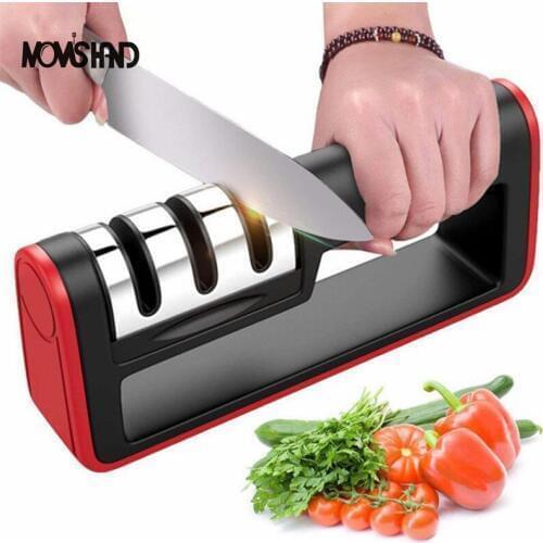 MOMS HAND Professional Knife Sharpener Professional 3 Stages Sharpener Knife Sharpening Tools