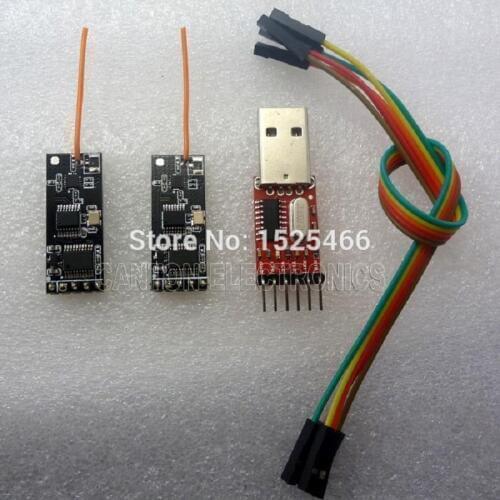 TB387*2+TB196*1 2.4G MEGA2560 RF kit 2.4G Serial ports Wireless Transceiver Module 5V 3.3V TTL232 for Internet of thing DR Radio