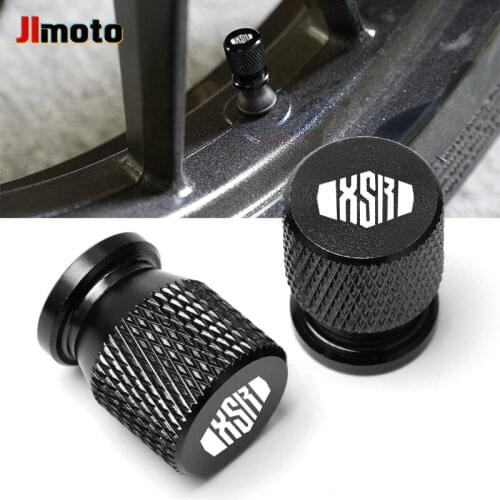 With Logo XSR For YAMAHA XSR700 XSR900 2015-2019 Motorcycle Tire Valve Air Port Stem Cover Cap Plug CNC Aluminum Accessories
