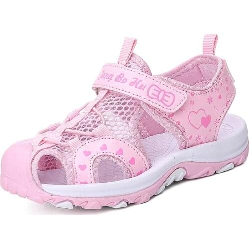 Brand Fashion Anti-slip Boys Summer Sandals TPR Bottom Children Kids Unisex Girls Beach Shoes Comfortable Sandals