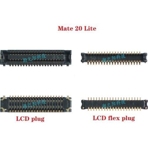 LCD Display FPC Connector Plug MotherBoard Pin For Huawei Mate 20 Lite