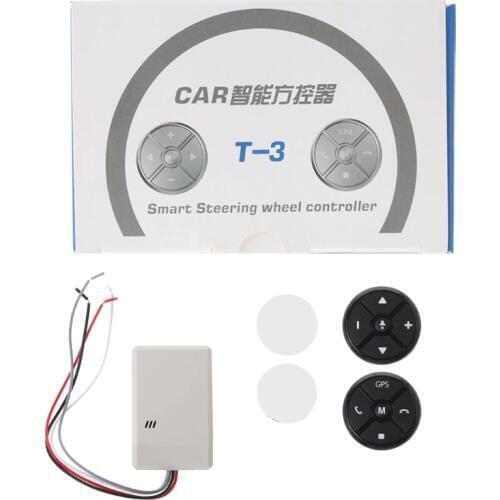 Universal Car Steering Wheel DVD GPS Wireless Smart Button Key Remote Control