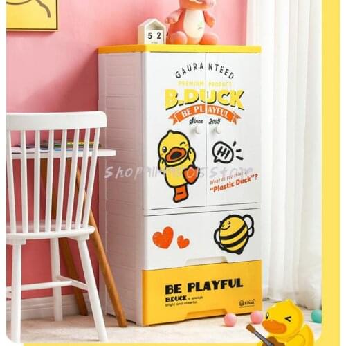 Thickened Childrens Wardrobe Baby Storage Cabinet Drawer Type Baby Clothes Clothing Simple Storage Cabinet