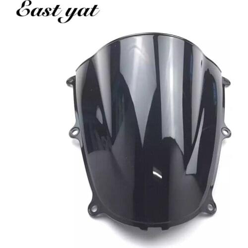 For Honda CBR 600 RR CBR600 RR 2005 2006 Motorcycle Double Bubble WindScreen Windshield CBR600RR Black
