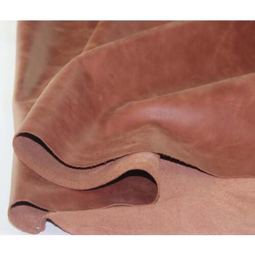 Vintage 100% real cow leather/ polishing rub wax grain yellow leather fabric/ for shoes, handbag, belt/ genuine leather material