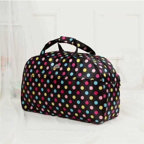 Big Capacity Women Travel Bags Men Luggage Travel Duffel Bags Nylon Waterproof Daily Travel Handbag Female Flower Print HandBag