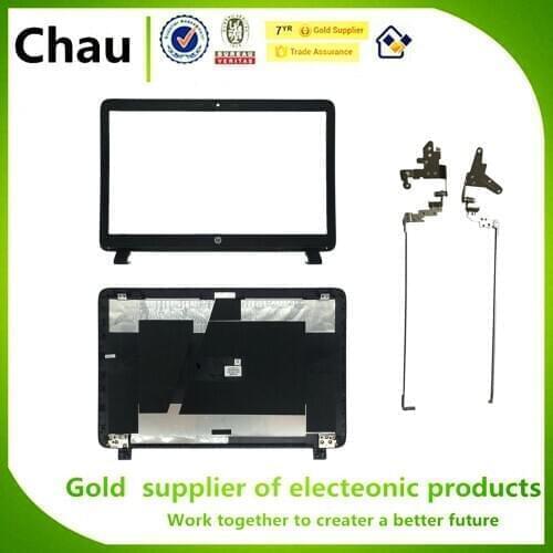 New For HP For Probook 450 G2 455 G2 LCD Back Cover 768123-001 AP15A000100/LCD Front Bezel Cover 768125-001/Hinges