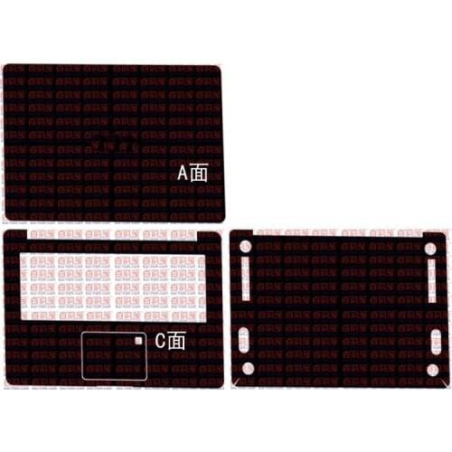 KH Laptop Carbon fiber Leather Sticker Skin Cover Protector for Asus UX530 UX530UX UX530UQ 15.6"