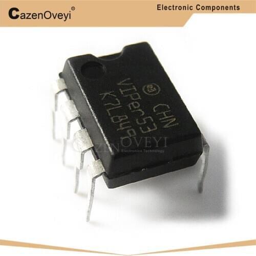 10pcs/lot VIPER53E VIPER53A VIPER53 DIP-8 In Stock