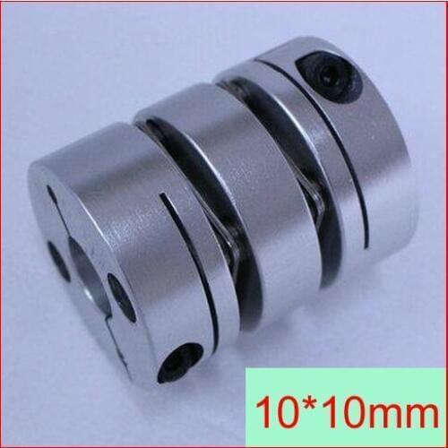 2pcs/lot 10mm to 10mm Double diaphragm Shaft Coupling 10x10mm Disc couplings Flexible Coupler 26mm OD 35mm Length (D26 L35)