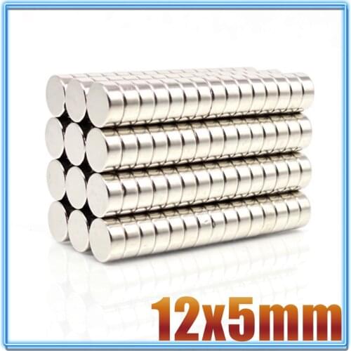 5/10/20/50/100Pcs 12x5 Powerful Magnets disc 12mmx5mm Permanent Round Magnet 12x5mm Neodymium Magnet Strong magnetic 12*5