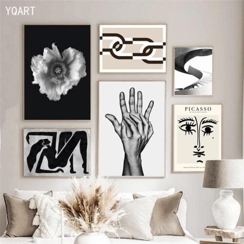 Abstract Artwork Matisse Picasso Wall Art Print Canvas Painting Vintage Nordic Poster Wall Pictures for Modern Living Room Decor