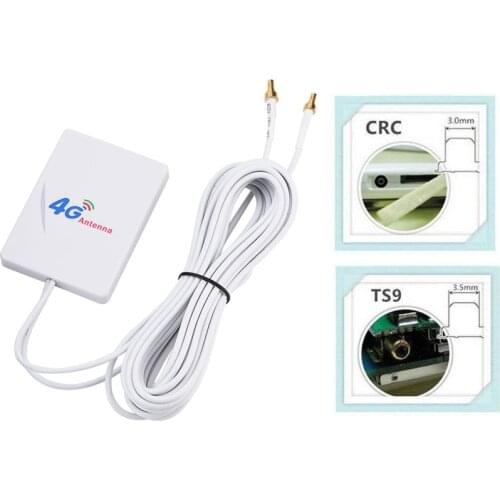 3G 4G LTE Antenna LTE Antena 2* SMA/2* CRC9/2* TS9 Connector for 4G Modem Router Adapter Connector 2M Cable