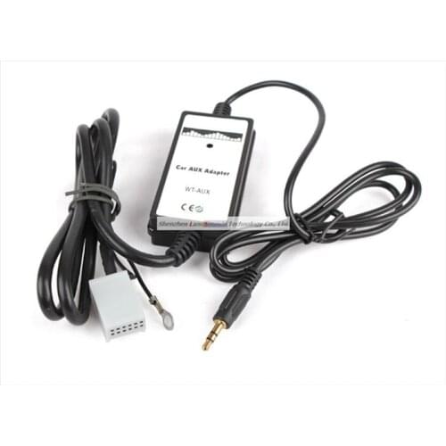AUX USB Adapter MP3 Interface 12 Pin for VW Beetle EOS Golf GTI Jetta Passat Polo Tiguan Touareg Touran Audi A3 A4 S4 TT Superb