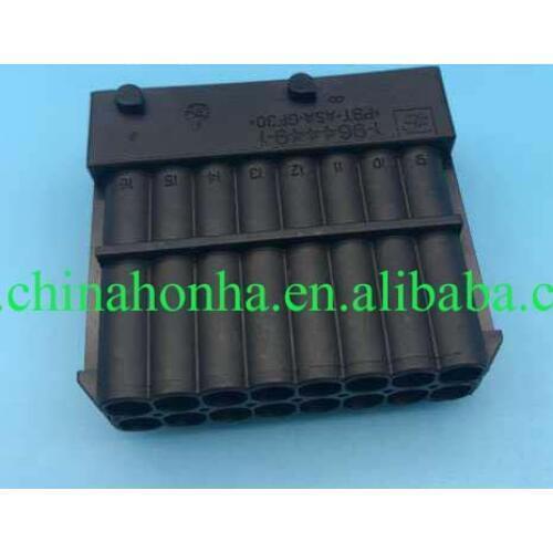 Freeshipping 2/5/10/20 pcs tyco TE AMP 16 pines macho impermeable alambre conector 1-964449-1