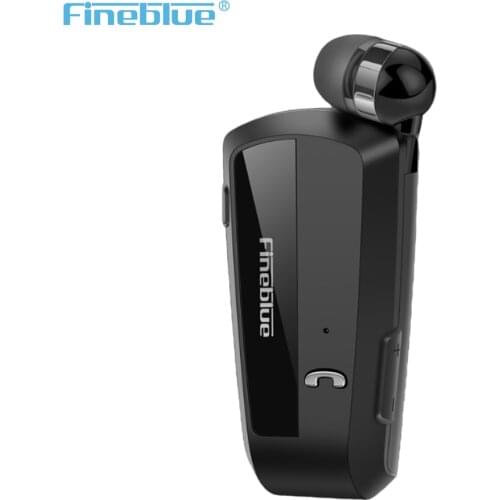 Fineblue F990 Wireless Business Bluetooth Headset Earphone Sport Driver Headphone Retractable Clip on Stereo Earbud Vibration