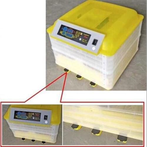 Digital Egg Incubator 2 in1 96-Eggs Automatic Hatcher With Automatic Egg Turning Farm Hatchery Machine