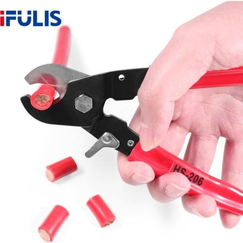 Cable Cutter Wire Stripper Electric Labor-Saving Wire Cable Cutting Plier HS-206 35mm MAX