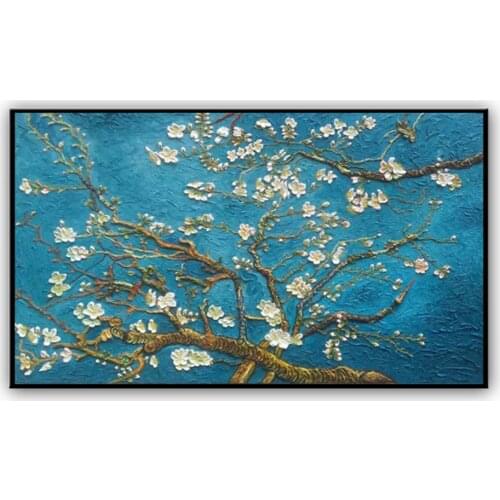 Oil Painting Van gogh painting famous apricot flowers 100% Hand painted world famous paintings 2020061802