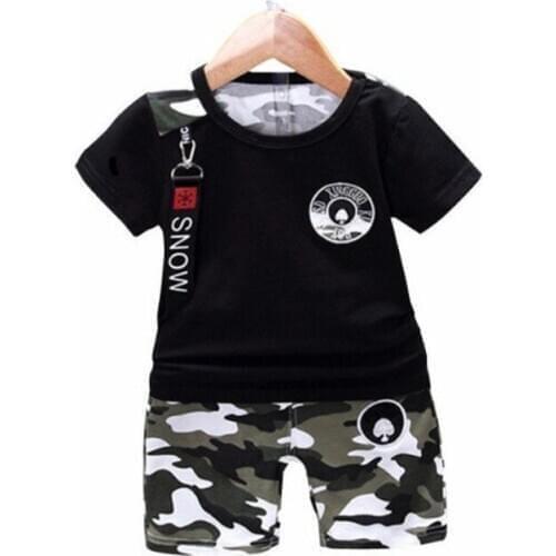 Summer Children Clothing Baby Boys Girls Clothes Kids Fashion T Shirt Shorts 2pcs/sets Toddler Cotton Garment Infant Tracksuits