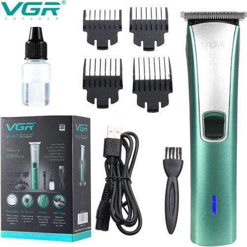 VGR Professional Hair Clipper for Men Electric Hair Trimmer Body Hair Haircut Shaving Machine Cutting Barber Clipper Blade Razor