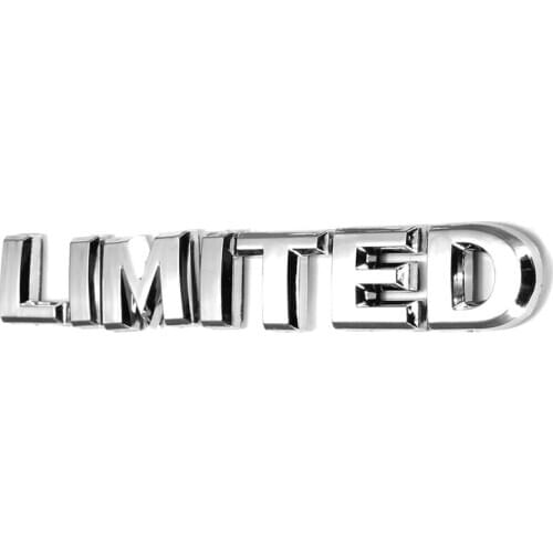 LIMITED ABS 3D Auto Car Sticker Decal Badge Emblem Logo Decor NEW