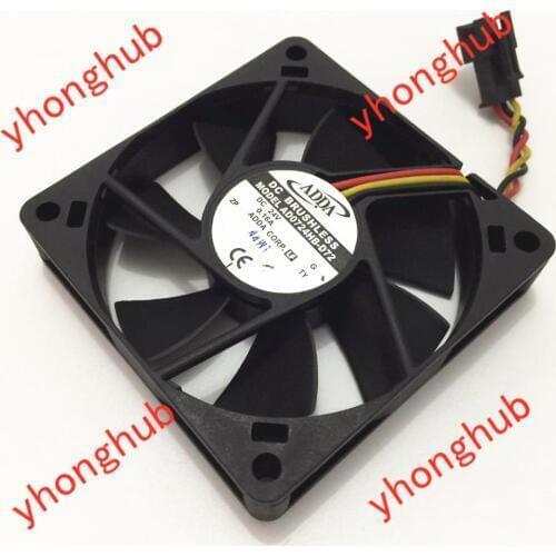 ADDA AD0724HB-D72 DC 24V 0.16A 70x70x15mm Server Cooling Fan
