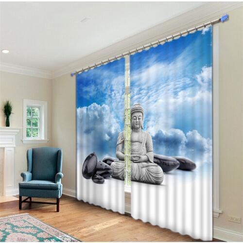 Customized Lavender Luxury 3D Blackout Window Curtain Drapes For Living room Bed room Hotel Wall Tapestry Cortinas