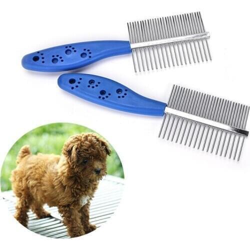 New Grooming Comb Brush Comb Rake Hair Shedding Kill Flea For Pet Cat Dog Pet Tools