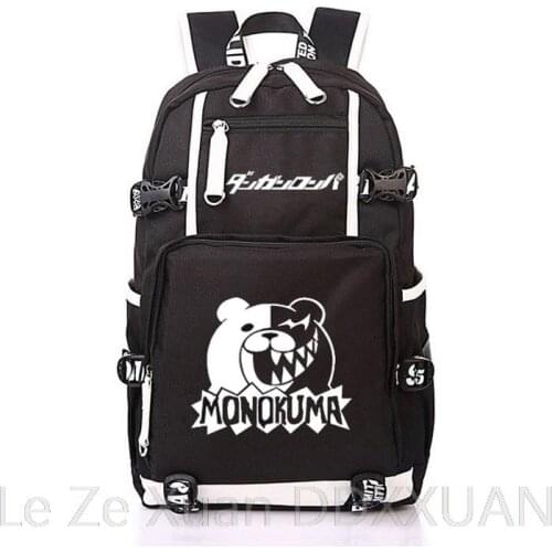 Anime Danganronpa Monokuma Backpack Bag Rucksack Mochila Schoolbag Bag For School Book Boys Girls Student Travel