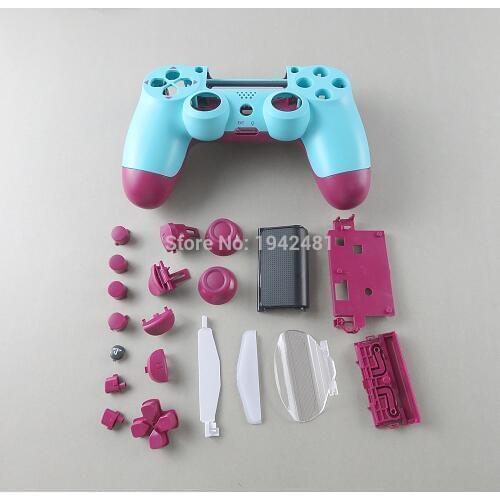 Replacement Full shell and buttons For jds 040 JDM 040 DualShock 4 PlayStation 4 PS4 Pro 4.0 Controller Housing Smooth Case