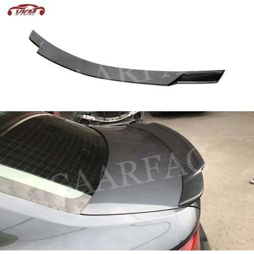 Carbon fiber rear spoiler lip wings for BMW 2 Series F22 F23 F87 M2 218i 220i 228i M235i 2014 2015 2016 2017 2018